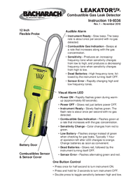 Thumbnail of document Manual - Leakator Jr. Gas Leak Detector